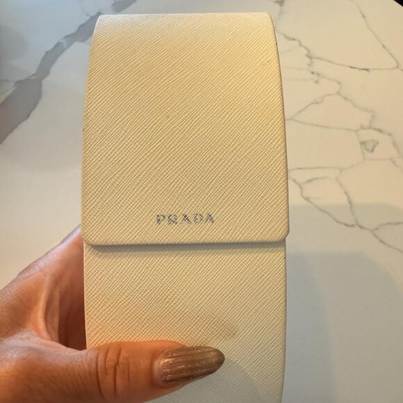 Prada Sunglasses - PR 19ZSF Black Frame. Grey Lenses - Picture 4 of 11